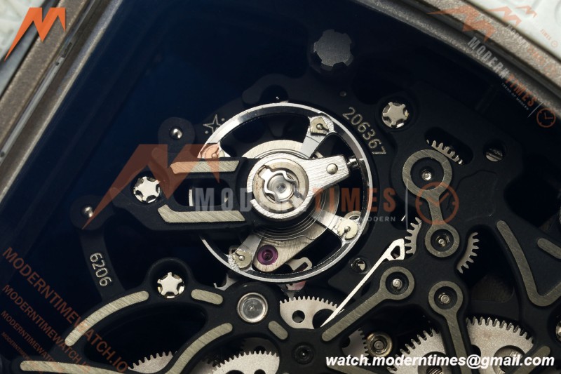 Richard Mille - RM061 Yohan Blake Unlitmate White NTPT Black Rehaut Skeleton AVF Vaucher RMUL2 Free Sprung
