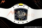 Richard Mille - RM061 Asian Limited Edition White Ceramic Wht/Grn/Yelw Skeleton UMI Free Sprung Titanium RMUL2 | 리차드 밀 - RM061 아시아 한정판 화이트 세라믹 화이트/그린/옐로우 스켈레톤 UMI 프리 스프링 티타늄 RMUL2