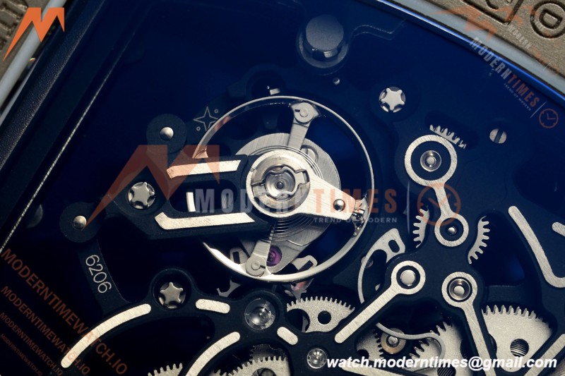 Richard Mille - RM055 Bubba Watson Boutique Grey CER/RU Black Rehaut Skeleton UMI RMUL2 Free Sprung