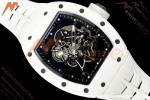 Richard Mille - RM055 Bubba Watson White CER/RU Black Rehaut Skeleton UMI RMUL2 Free Sprung