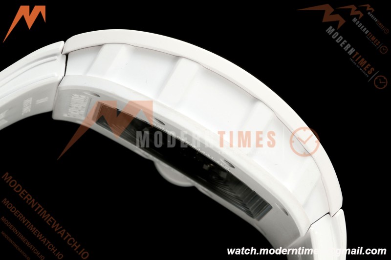 Richard Mille - RM055 Bubba Watson White CER/RU Black Rehaut Skeleton UMI RMUL2 Free Sprung