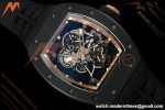 Richard Mille - RM055 Bubba Watson Asia Edition Black CER/RU BLK/RG Rehaut Skeleton UMI RMUL2 Free Sprung | Richard Mille - RM055 Bubba Watson 아시아 에디션 블랙 CER/RU BLK/RG Rehaut Skeleton UMI RMUL2 프리 스프링