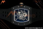 Richard Mille - RM055 Bubba Watson Asia Edition Black CER/RU BLK/RG Rehaut Skeleton UMI RMUL2 Free Sprung | Richard Mille - RM055 Bubba Watson 아시아 에디션 블랙 CER/RU BLK/RG Rehaut Skeleton UMI RMUL2 프리 스프링