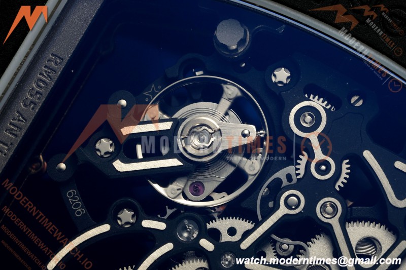 Richard Mille - RM055 Bubba Watson Asia Edition Black CER/RU BLK/RG Rehaut Skeleton UMI RMUL2 Free Sprung | Richard Mille - RM055 Bubba Watson 아시아 에디션 블랙 CER/RU BLK/RG Rehaut Skeleton UMI RMUL2 프리 스프링