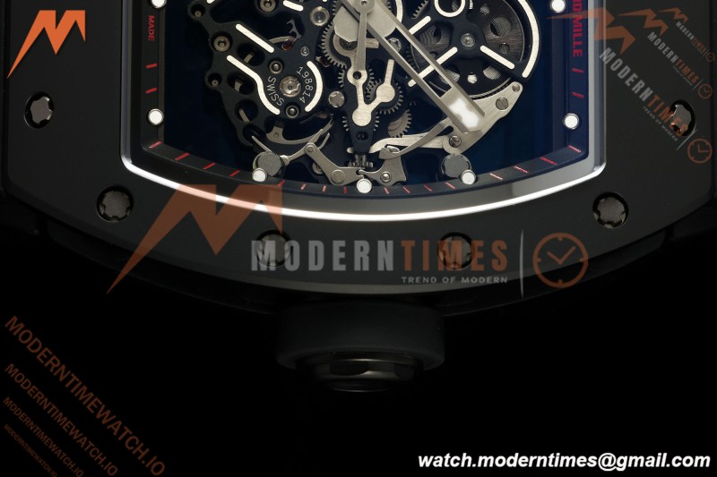 Richard Mille - RM055 Bubba Watson Asia Edition Black CER/RU Black Rehaut Skeleton UMI RMUL2 Free Sprung