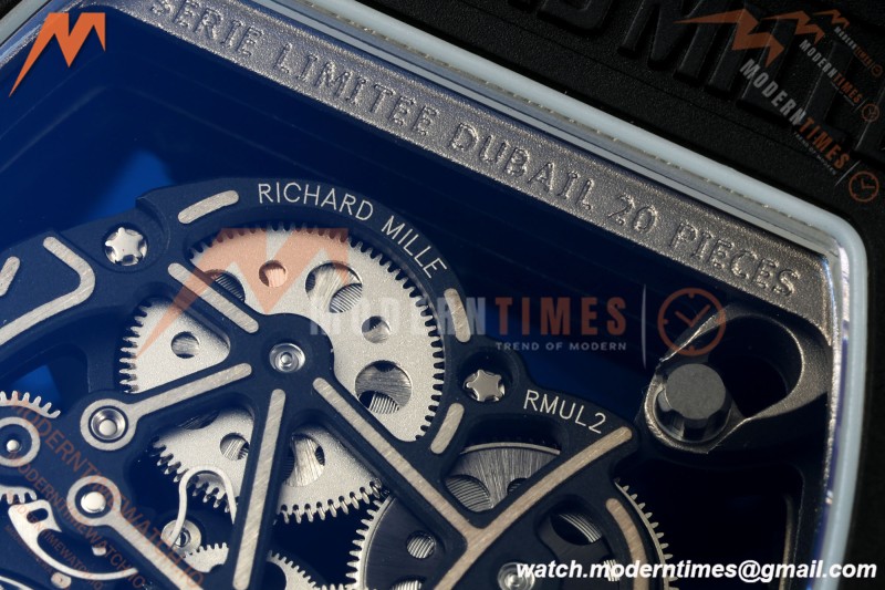 Richard Mille - RM055 Bubba Watson Asia Edition Black CER/RU Black Rehaut Skeleton UMI RMUL2 Free Sprung