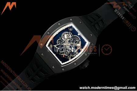 Richard Mille - RM055 Bubba Watson Asia Edition Black CER/RU White Rehaut Skeleton UMI RMUL2 Free Sprung | Richard Mille - RM055 Bubba Watson 아시아 에디션 블랙 CER/RU 화이트 Rehaut 스켈레톤 UMI RMUL2 프리 스프링