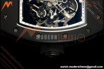Richard Mille - RM055 Bubba Watson Asia Edition Black CER/RU White Rehaut Skeleton UMI RMUL2 Free Sprung | Richard Mille - RM055 Bubba Watson 아시아 에디션 블랙 CER/RU 화이트 Rehaut 스켈레톤 UMI RMUL2 프리 스프링