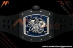 Richard Mille - RM055 Bubba Watson Asia Edition Black CER/RU White Rehaut Skeleton UMI RMUL2 Free Sprung | Richard Mille - RM055 Bubba Watson 아시아 에디션 블랙 CER/RU 화이트 Rehaut 스켈레톤 UMI RMUL2 프리 스프링