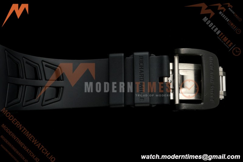 Richard Mille - RM055 Bubba Watson Asia Edition Black CER/RU White Rehaut Skeleton UMI RMUL2 Free Sprung | Richard Mille - RM055 Bubba Watson 아시아 에디션 블랙 CER/RU 화이트 Rehaut 스켈레톤 UMI RMUL2 프리 스프링