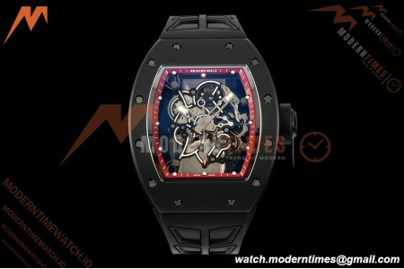 Richard Mille - RM055 Bubba Watson Americas Edition Black CER/RU Red Rehaut Skeleton UMI RMUL2 Free Sprung | Richard Mille - RM055 Bubba Watson Americas Edition 블랙 CER/RU 레드 Rehaut 스켈레톤 UMI RMUL2 프리 스프링