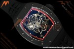 Richard Mille - RM055 Bubba Watson Americas Edition Black CER/RU Red Rehaut Skeleton UMI RMUL2 Free Sprung