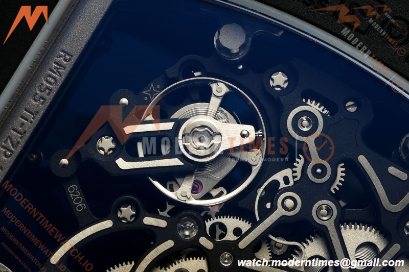 Richard Mille - RM055 Bubba Watson Black Edition Black CER/RU Black Rehaut Skeleton UMI RMUL2 Free Sprung