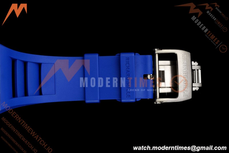 Richard Mille - RM055 Bubba Watson Japan Edition White Cer/Ru Blk/Wht Rehaut Skeleton Brushed Ribs MLF V2 RMUL2