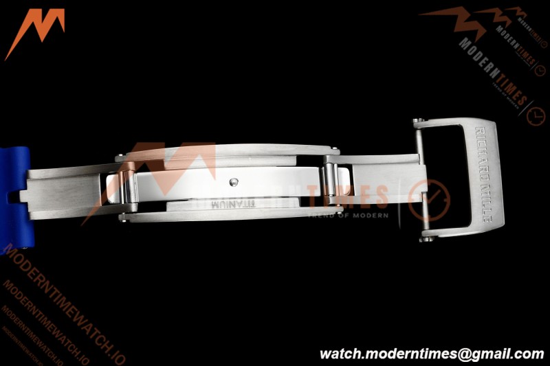 Richard Mille - RM055 Bubba Watson Japan Edition White Cer/Ru Blk/Wht Rehaut Skeleton Brushed Ribs MLF V2 RMUL2