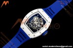 Richard Mille - RM055 Bubba Watson Japan Edition White Cer/Ru Blk/Wht Rehaut Skeleton Brushed Ribs MLF V2 RMUL2