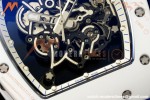 Richard Mille - RM055 Bubba Watson Japan Edition White Cer/Ru Blk/Wht Rehaut Skeleton Brushed Ribs MLF V2 RMUL2