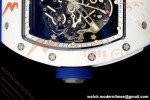 Richard Mille - RM055 Bubba Watson Japan Edition White Cer/Ru Blk/Wht Rehaut Skeleton Brushed Ribs MLF V2 RMUL2