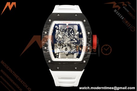 Richard Mille - RM055 Bubba Watson Japan Edition Black NTPT/RU Blk/Wht Rehaut Skeleton Brushed Ribs MLF V2 RMUL2