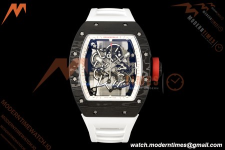 Richard Mille - RM055 Bubba Watson Japan Edition Black NTPT/RU Blk/Wht Rehaut Skeleton Brushed Ribs MLF V2 RMUL2