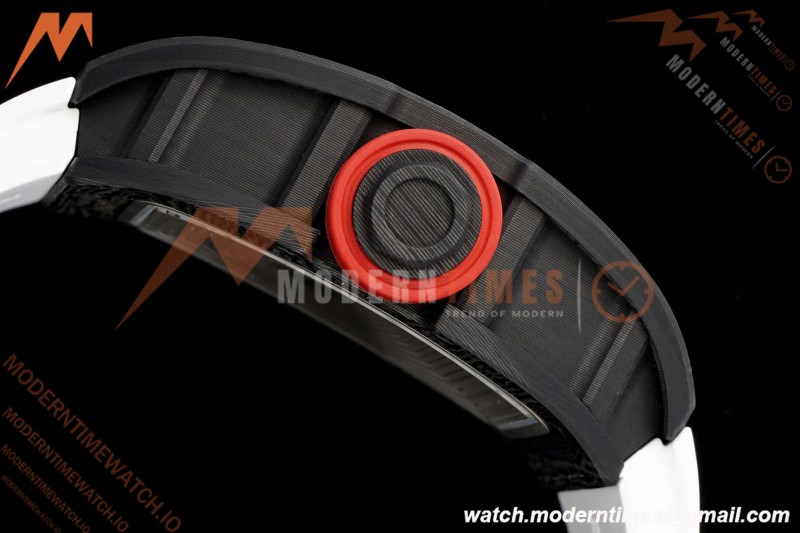 Richard Mille - RM055 Bubba Watson Japan Edition Black NTPT/RU Blk/Wht Rehaut Skeleton Brushed Ribs MLF V2 RMUL2