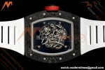 Richard Mille - RM055 Bubba Watson Japan Edition Black NTPT/RU Blk/Wht Rehaut Skeleton Brushed Ribs MLF V2 RMUL2