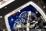 Richard Mille - RM055 Bubba Watson White Legend Black NTPT/RU Blk/Wht Rehaut Skeleton Brushed Ribs MLF V2 RMUL2