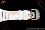 Richard Mille - RM055 Bubba Watson White CER/RU Blk/Blk Rehaut Skeleton Brushed Ribs MLF V2 RMUL2