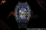 Richard Mille - RM055 Bubba Watson Dubai Edition Black CER/RU Blk/Blk Rehaut Skeleton Brushed Ribs MLF V2 RMUL2 | 리차드 밀 - RM055 버바 왓슨 두바이 에디션 블랙 CER/RU 블랙/블랙 리하우트 스켈레톤 브러시드 리브 MLF V2 RMUL2