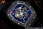 Richard Mille - RM055 Bubba Watson Dubai Edition Black CER/RU Blk/Blk Rehaut Skeleton Brushed Ribs MLF V2 RMUL2 | 리차드 밀 - RM055 버바 왓슨 두바이 에디션 블랙 CER/RU 블랙/블랙 리하우트 스켈레톤 브러시드 리브 MLF V2 RMUL2