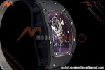 Richard Mille - RM055 Bubba Watson Dubai Edition Black CER/RU Blk/Blk Rehaut Skeleton Brushed Ribs MLF V2 RMUL2 | 리차드 밀 - RM055 버바 왓슨 두바이 에디션 블랙 CER/RU 블랙/블랙 리하우트 스켈레톤 브러시드 리브 MLF V2 RMUL2