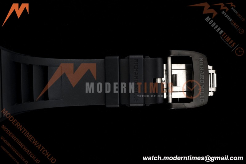 Richard Mille - RM055 Bubba Watson Black CER/RU Blk/Blk Rehaut Skeleton Brushed Ribs MLF V2 RMUL2