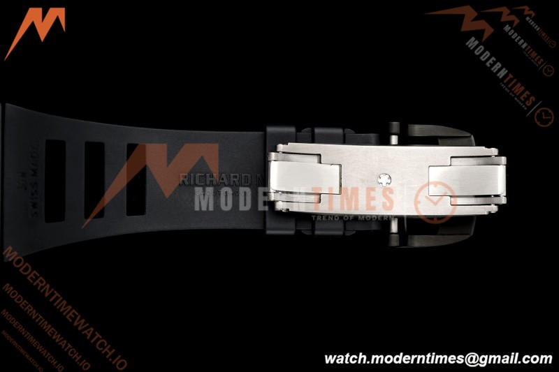 Richard Mille - RM055 Bubba Watson Black CER/RU Blk/Blk Rehaut Skeleton Brushed Ribs MLF V2 RMUL2