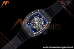 Richard Mille - RM055 Bubba Watson Black CER/RU Blk/Blk Rehaut Skeleton Brushed Ribs MLF V2 RMUL2