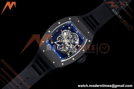 Richard Mille - RM055 Bubba Watson Black CER/RU Blk/Blk Rehaut Skeleton Brushed Ribs MLF V2 RMUL2