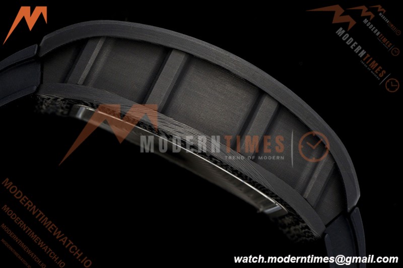 Richard Mille - RM055 Bubba Watson Asia Edition Black NTPT/RU BLK/RG Rehaut Skeleton Brushed Ribs MLF V2 RMUL2