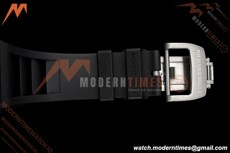 Richard Mille - RM055 Bubba Watson Asia Edition Black NTPT/RU BLK/RG Rehaut Skeleton Brushed Ribs MLF V2 RMUL2