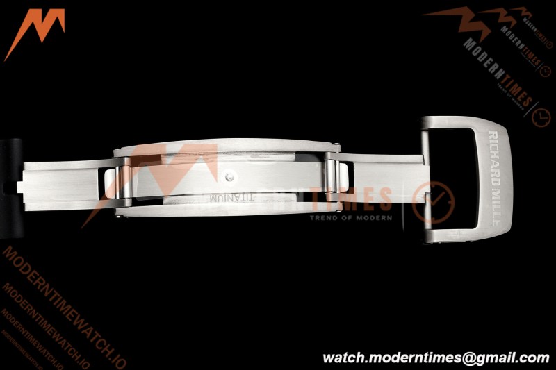 Richard Mille - RM055 Bubba Watson Asia Edition Black NTPT/RU BLK/RG Rehaut Skeleton Brushed Ribs MLF V2 RMUL2