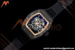 Richard Mille - RM055 Bubba Watson Asia Edition Black NTPT/RU BLK/RG Rehaut Skeleton Brushed Ribs MLF V2 RMUL2