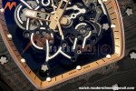 Richard Mille - RM055 Bubba Watson Asia Edition Black NTPT/RU BLK/RG Rehaut Skeleton Brushed Ribs MLF V2 RMUL2