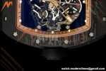 Richard Mille - RM055 Bubba Watson Asia Edition Black NTPT/RU BLK/RG Rehaut Skeleton Brushed Ribs MLF V2 RMUL2