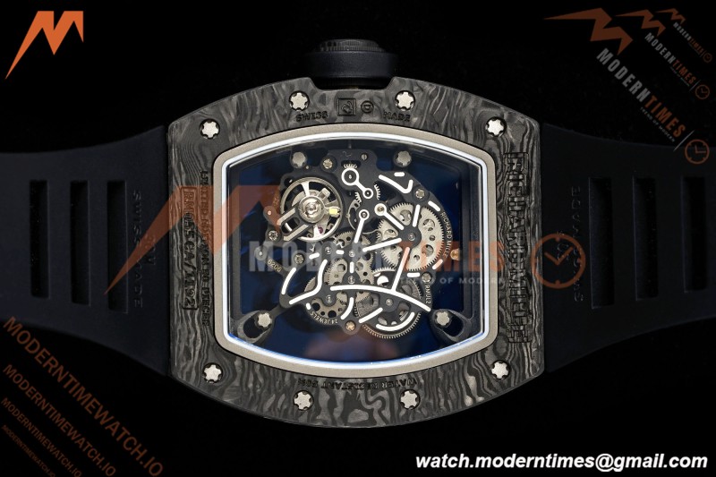 Richard Mille - RM055 Bubba Watson Asia Edition Black NTPT/RU BLK/RG Rehaut Skeleton Brushed Ribs MLF V2 RMUL2