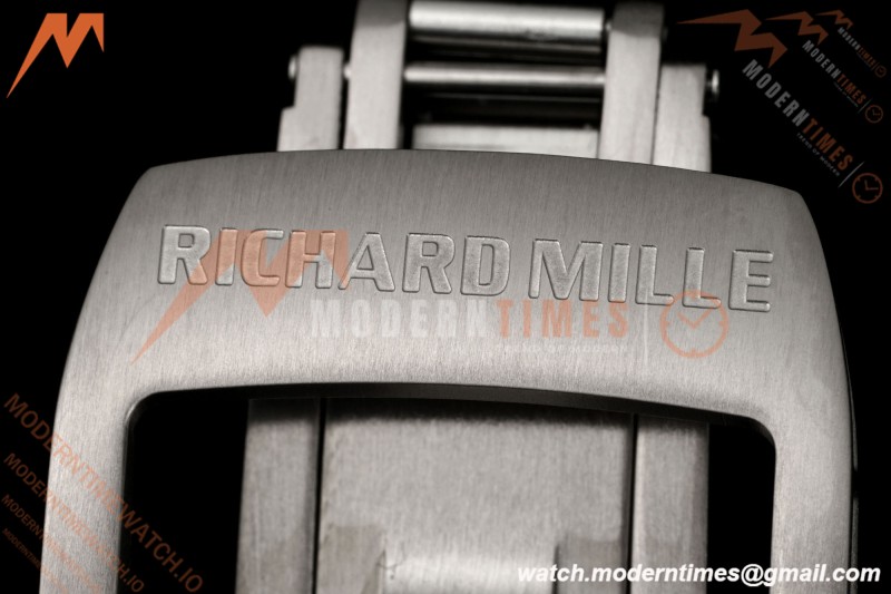 Richard Mille - RM055 Bubba Watson Boutique Edition Grey CER/RU Blk/Grey Rehaut Skeleton Brushed Ribs MLF V2 RMUL2