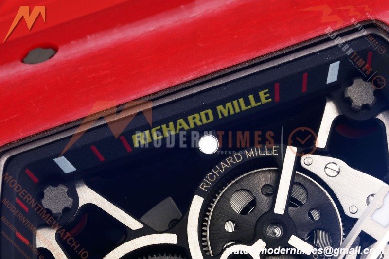 Richard Mille - RM35-02 Rafael Nadal Red/Red NTPT Skeleton Dial UMI RMAL1 Free Sprung | 리차드 밀 - RM35-02 라파엘 나달 레드/레드 NTPT 스켈레톤 다이얼 UMI RMAL1 프리 스프렁