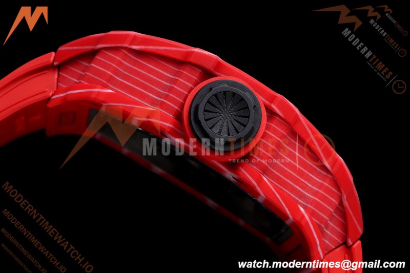 Richard Mille - RM35-02 Rafael Nadal Red/Red NTPT Skeleton Dial UMI RMAL1 Free Sprung | 리차드 밀 - RM35-02 라파엘 나달 레드/레드 NTPT 스켈레톤 다이얼 UMI RMAL1 프리 스프렁