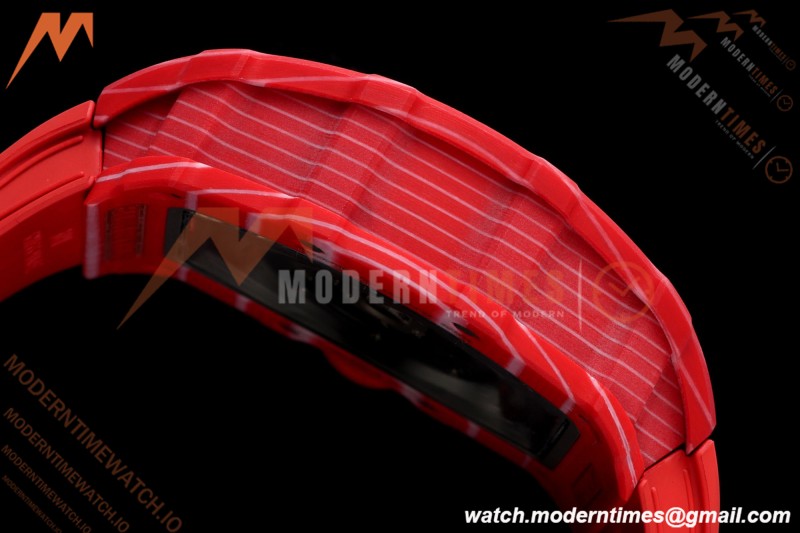 Richard Mille - RM35-02 Rafael Nadal Red/Red NTPT Skeleton Dial UMI RMAL1 Free Sprung | 리차드 밀 - RM35-02 라파엘 나달 레드/레드 NTPT 스켈레톤 다이얼 UMI RMAL1 프리 스프렁