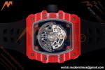 Richard Mille - RM35-02 Rafael Nadal Red NTPT/RU Blk/Blk Rehaut Skeleton UMI RMAL1 Free Sprung