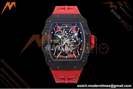 Richard Mille - RM35-02 Rafael Nadal Black NTPT/RU Blk/Blk Rehaut Skeleton UMI RMAL1 Free Sprung | 리차드 밀 - RM35-02 라파엘 나달 블랙 NTPT/RU 블랙/블랙 리하우트 스켈레톤 UMI RMAL1 프리 스프렁