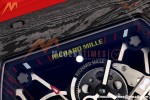 Richard Mille - RM35-02 Rafael Nadal Black NTPT/RU Blk/Blk Rehaut Skeleton UMI RMAL1 Free Sprung