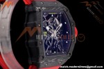 Richard Mille - RM35-02 Rafael Nadal Black NTPT/RU Blk/Blk Rehaut Skeleton UMI RMAL1 Free Sprung
